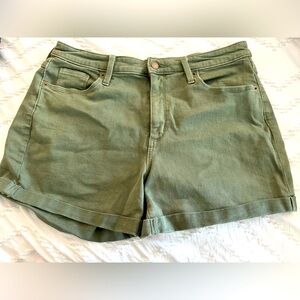 Olive Green Universal Thread Shorts